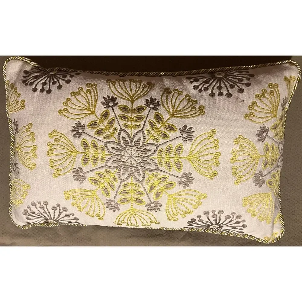 Waverly Kaleidoscope Sterling 12X20 Decorative Throw Lumbar Pillow